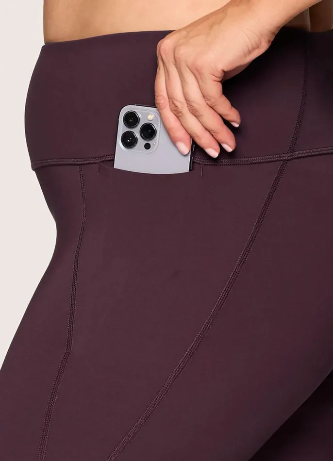 Women Plus Play Hard Tech Flex 78 Legging Plum RBX Active Leggings