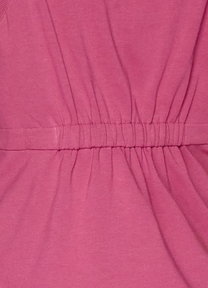 Women Plus Seaside French Terry Dress Berry RBX Active Dresses