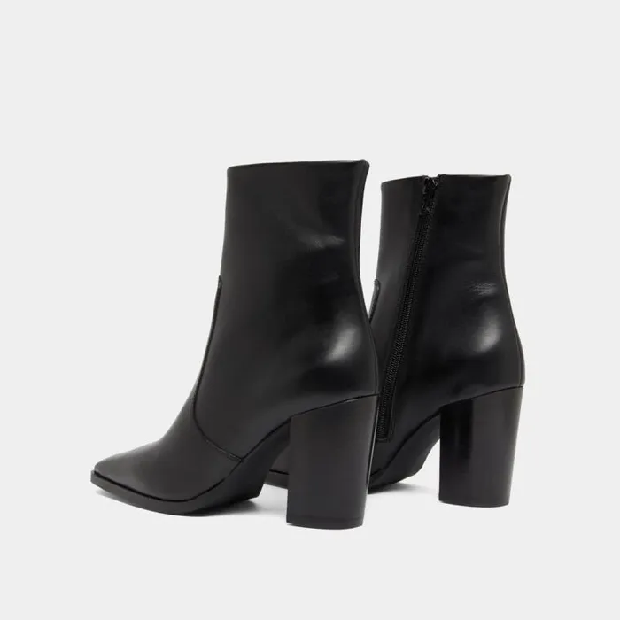 Women Pointed Toe Ankle Boots Black JONAK Ankle Boots Lowboots