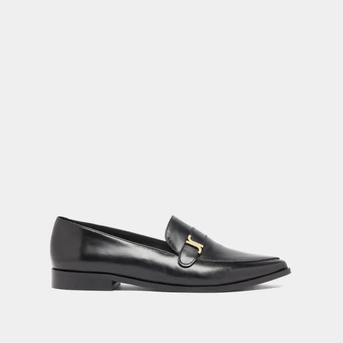 Women Pointedtoe Loafers Black JONAK Loafers