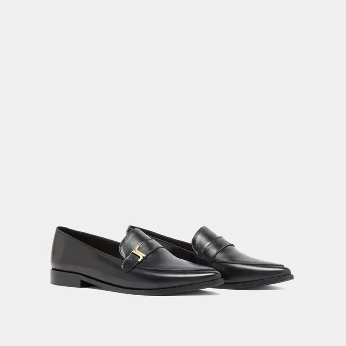 Women Pointedtoe Loafers Black JONAK Loafers
