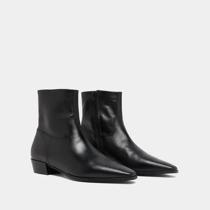 Women Pointedtoe Lowboots Black JONAK Ankle Boots Lowboots