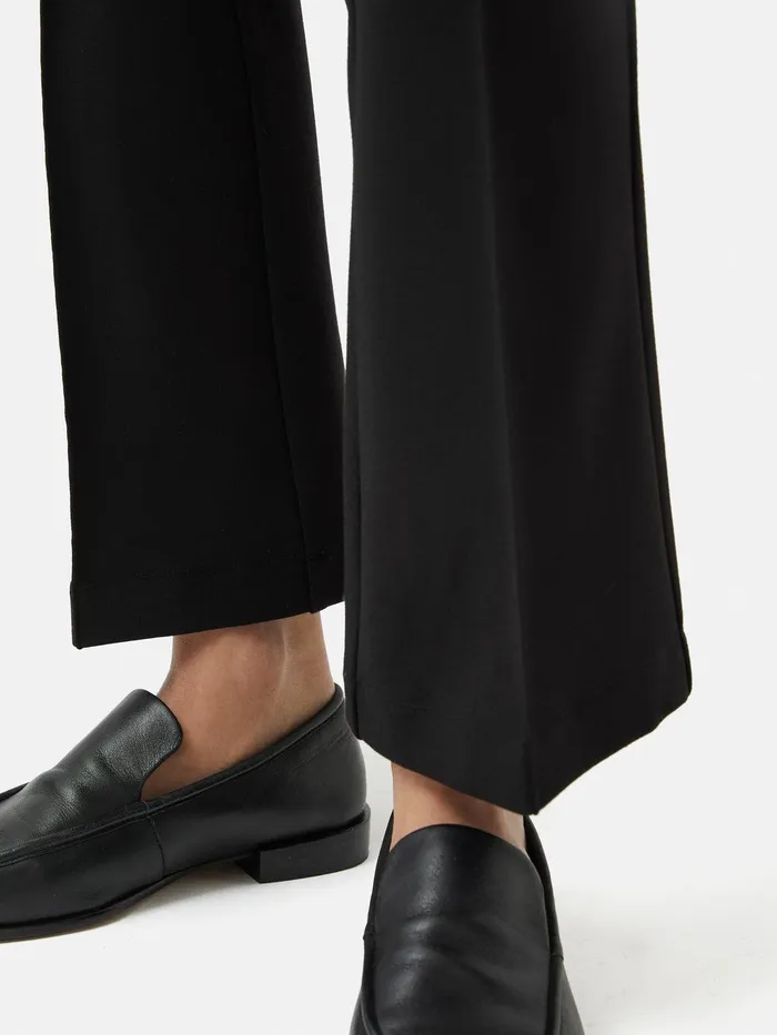 Women Ponte Kickflare Trouser Black Jigsaw Trousers