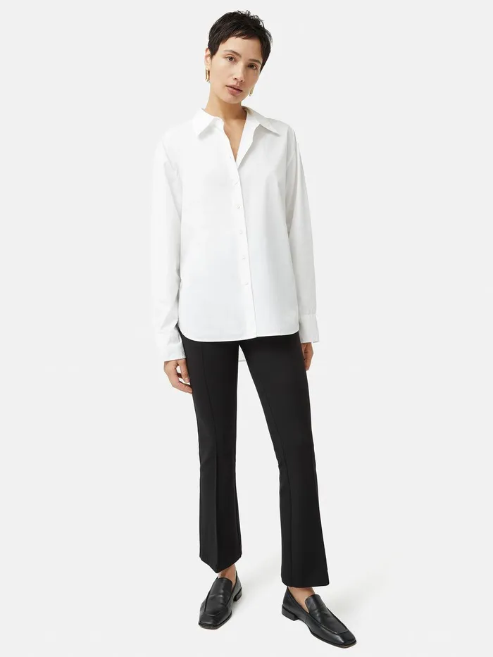 Women Ponte Kickflare Trouser Black Jigsaw Trousers