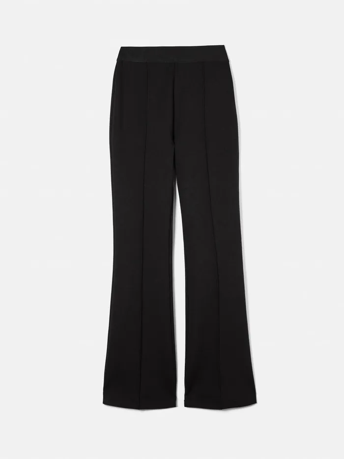 Women Ponte Kickflare Trouser Black Jigsaw Trousers