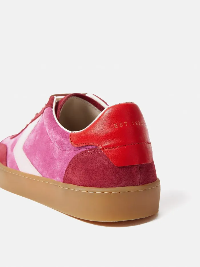 Women Portland Vintage Classic Trainer Pink Jigsaw Trainers