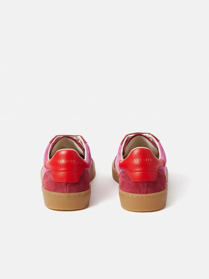 Women Portland Vintage Classic Trainer Pink Jigsaw Trainers