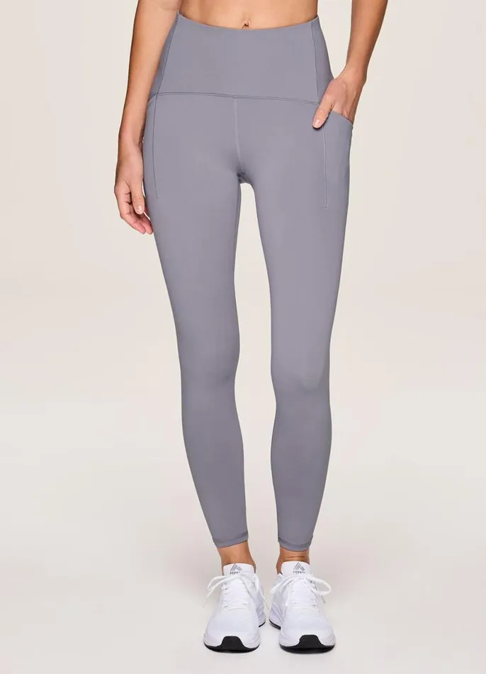 Women Power Play Tech Flex 78 Legging Dolphin Grey RBX Active Leggings