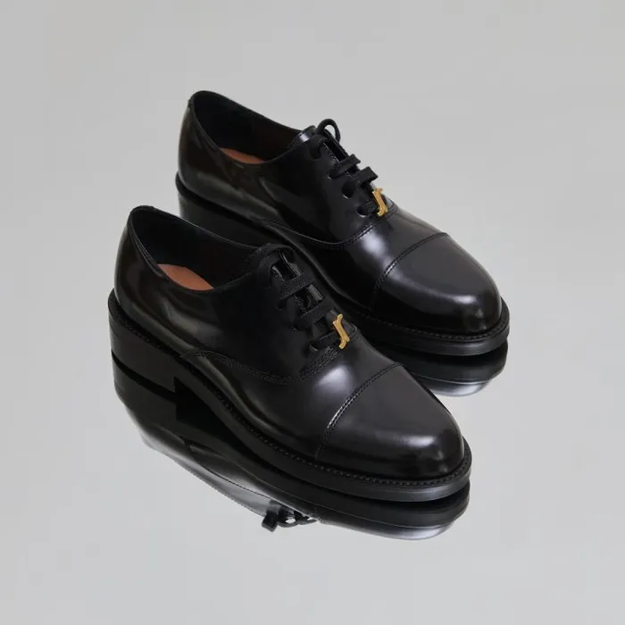 Women Roundtoe Richelieus Black JONAK 60 Years
