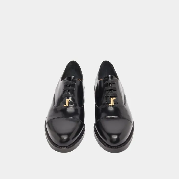 Women Roundtoe Richelieus Black JONAK 60 Years