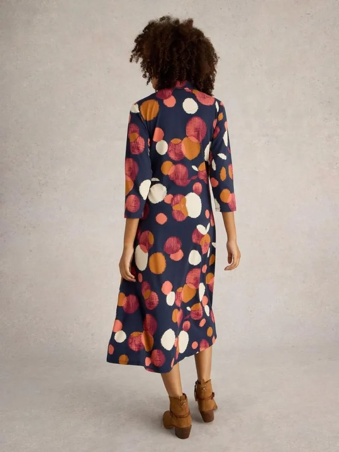 Women Rua Midi Jersey Shirt Dress Navy Print White Stuff Dresses Women Rua Midi Jersey Shirt Dress Navy Print White Stuff Dresses