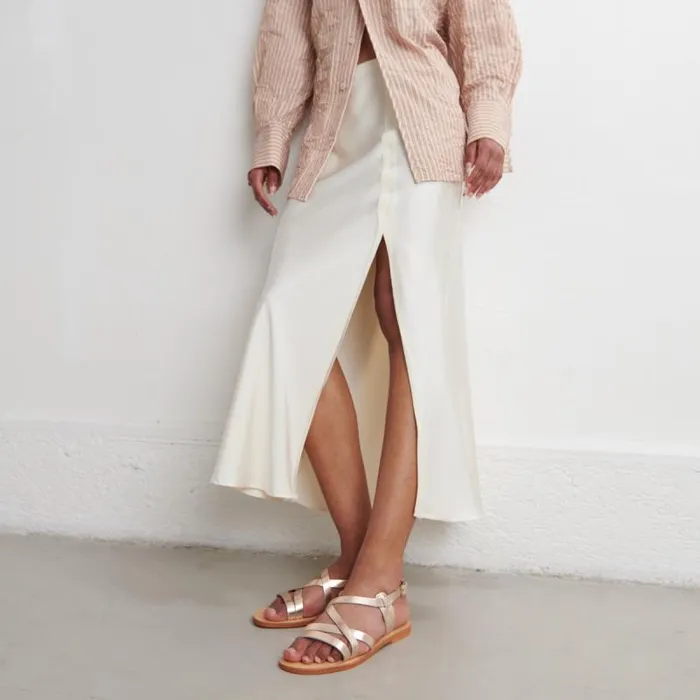 Women Sandals Platinum JONAK Beach Sandals