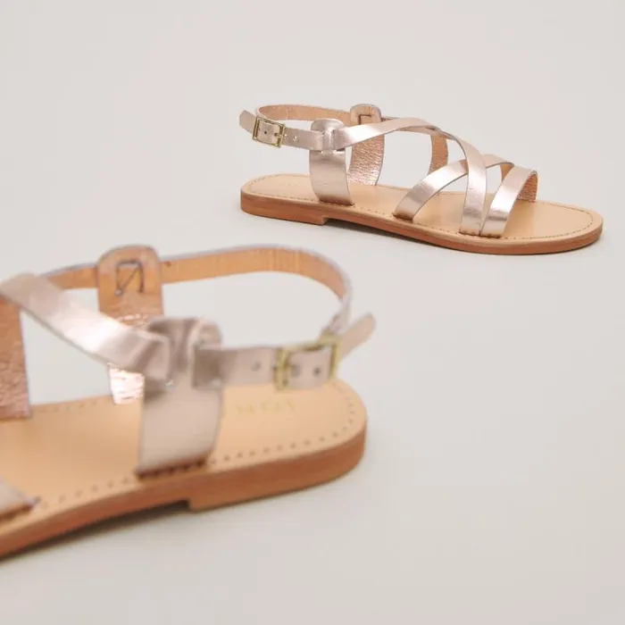 Women Sandals Platinum JONAK Beach Sandals