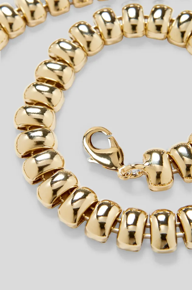 Women Scanlan Theodore BEETLE CHAIN CHOKER LIGHTGOLD Jewelry