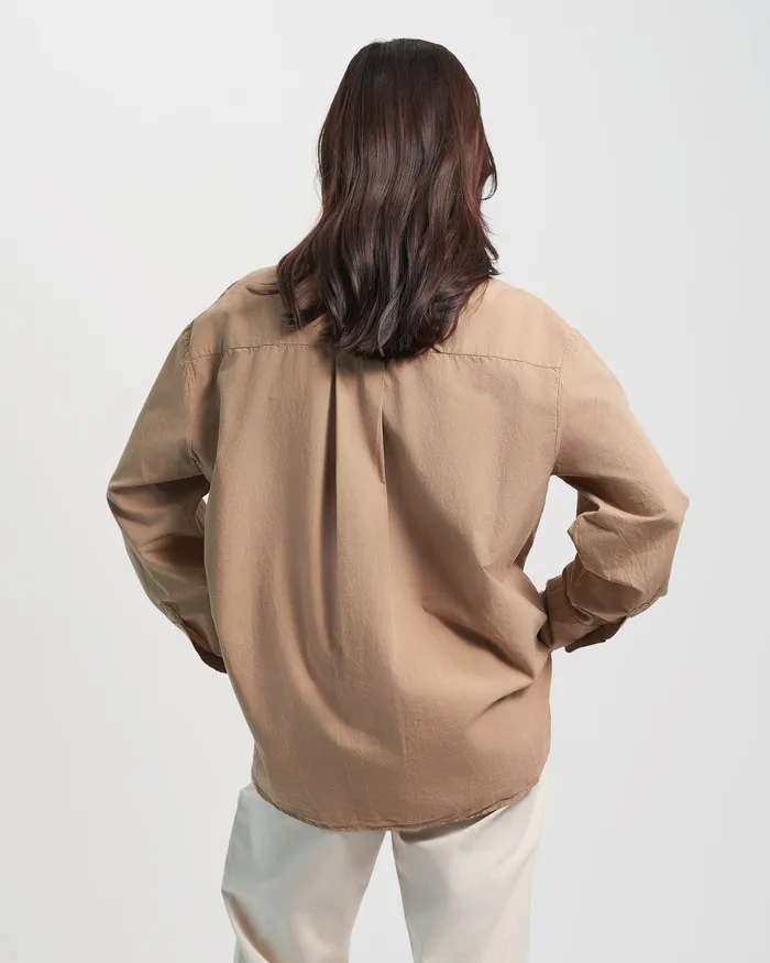 Women Shirts Colorfulstandard Organic Oversized Shirt 8211 Light Aqua