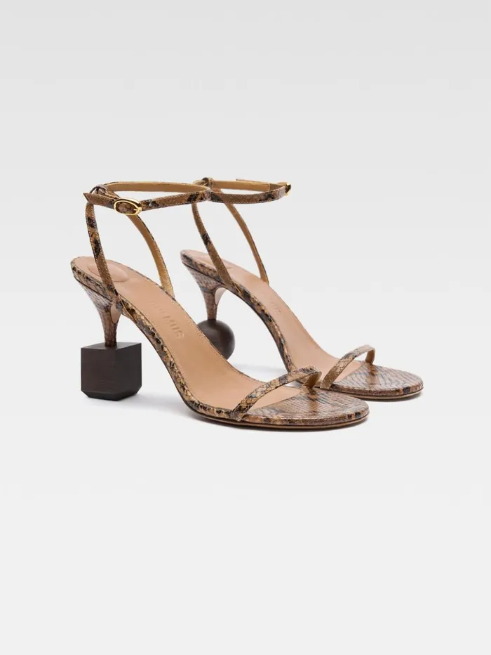 Women Shoes JACQUEMUS The Bisou Sandals Light Brown Women Shoes JACQUEMUS The Bisou Sandals Light Brown