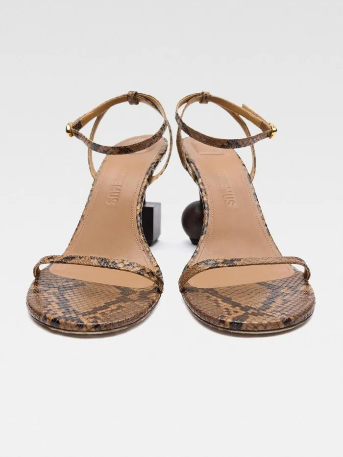 Women Shoes JACQUEMUS The Bisou Sandals Light Brown Women Shoes JACQUEMUS The Bisou Sandals Light Brown