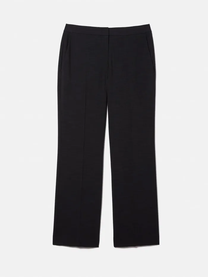 Women Short Crosshatch Mason Trouser Navy Jigsaw Trousers