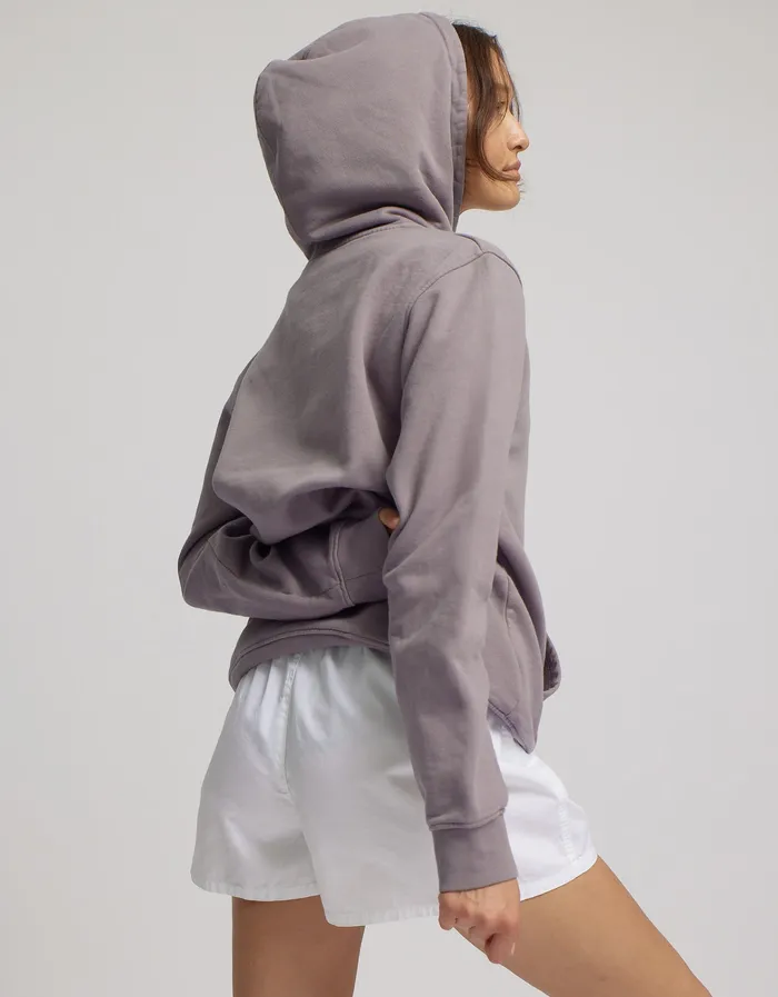 Women Shorts Colorfulstandard Women Organic Twill Shorts 8211 Lava Grey