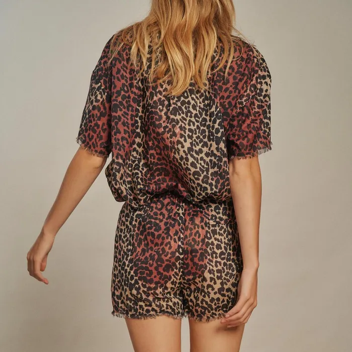 Women Shorts Love Stories Sunday Shorts Leopard