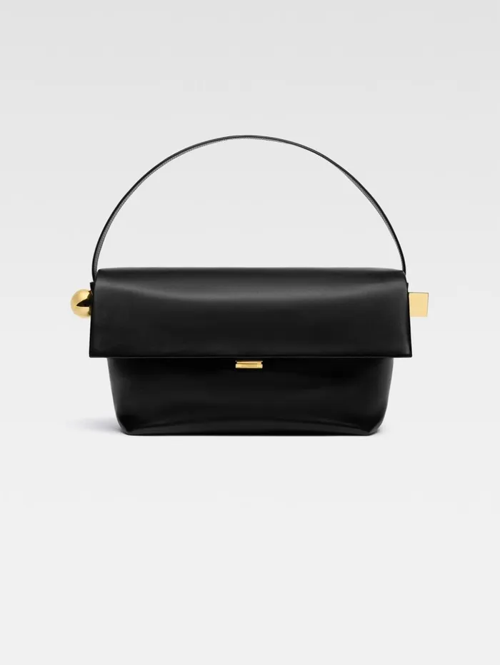 Women Shoulder Bags JACQUEMUS The Large Rond Carr Black