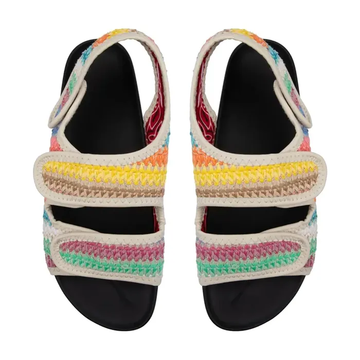 Women Slippers Love Stories Arizona Love Sandals Raffia Multicolour