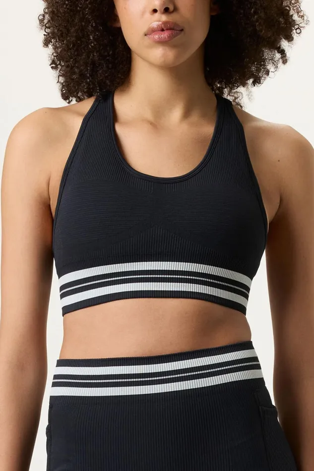 Women Sports Bras Fila Lucky Ace Seamless Sports Bra 985 Blackgardeniaultimate Gray