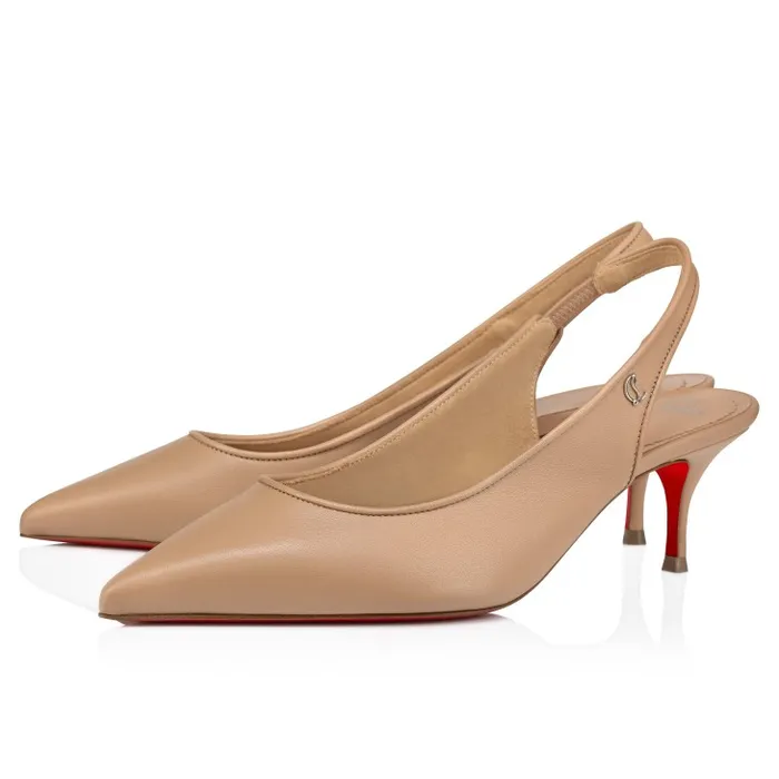 Women Sporty Kate Sling 55 Mm Sling Back Pumps 8211 Nappa Leather 8211 Blush Christian Louboutin Pumps
