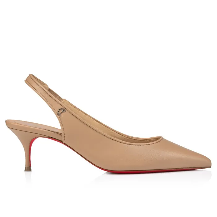Women Sporty Kate Sling 55 Mm Sling Back Pumps 8211 Nappa Leather 8211 Blush Christian Louboutin Pumps