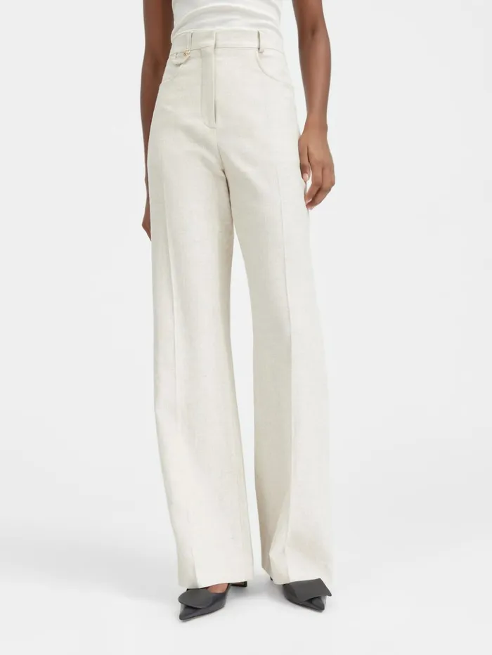Women Suits JACQUEMUS The Sauge Pants Light Beige Women Suits JACQUEMUS The Sauge Pants Light Beige