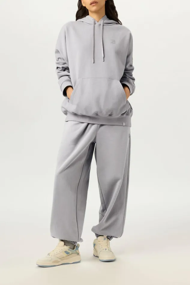 Women Sweatshirts and Hoodies Fila Apex Oversized Hoodie 051 Ultimate Grey