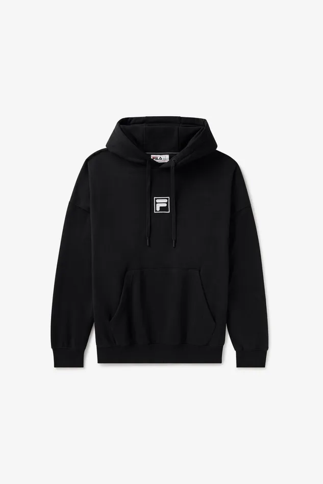 Women Sweatshirts and Hoodies Fila Casa Fila Crest Country Club Hoodie 001 Black