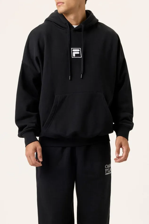 Women Sweatshirts and Hoodies Fila Casa Fila Crest Country Club Hoodie 001 Black Women Sweatshirts and Hoodies Fila Casa Fila Crest Country Club Hoodie 001 Black