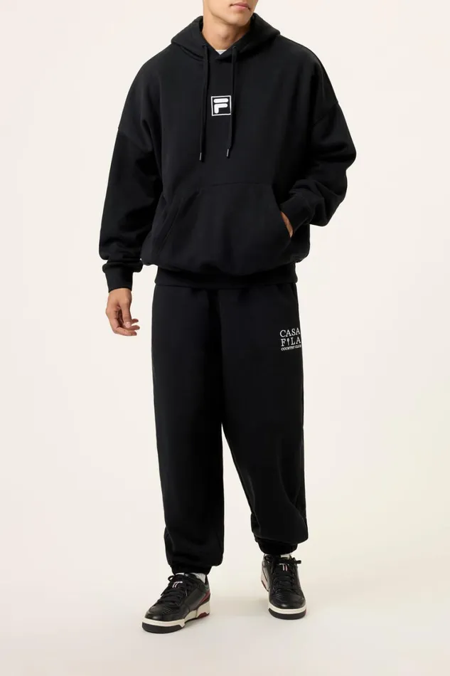 Women Sweatshirts and Hoodies Fila Casa Fila Crest Country Club Hoodie 001 Black Women Sweatshirts and Hoodies Fila Casa Fila Crest Country Club Hoodie 001 Black