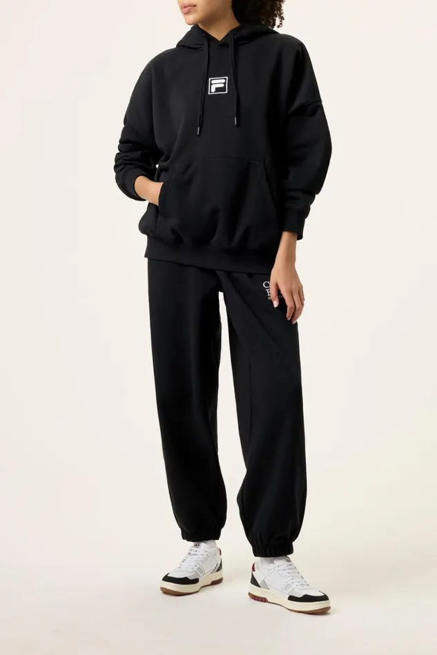 Women Sweatshirts and Hoodies Fila Casa Fila Crest Country Club Hoodie 001 Black Women Sweatshirts and Hoodies Fila Casa Fila Crest Country Club Hoodie 001 Black