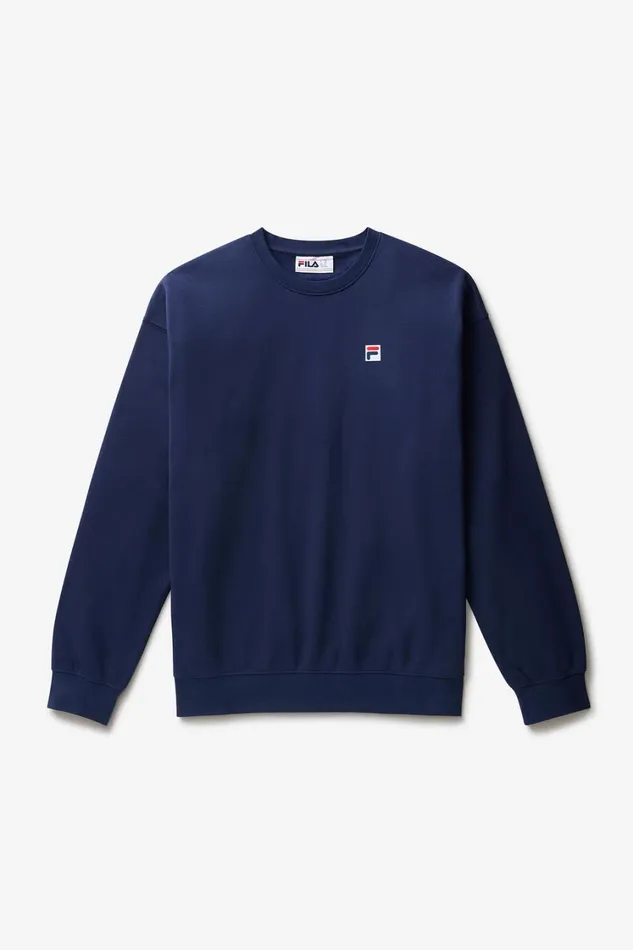 Women Sweatshirts and Hoodies Fila Classic Relaxed Sweatshirt 400 Fila Navy