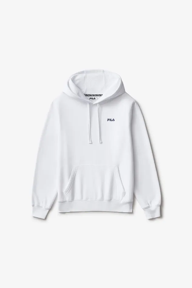 Women Sweatshirts and Hoodies Fila Sportstyle Linear Logo Hoodie 147 Whitefila Navy