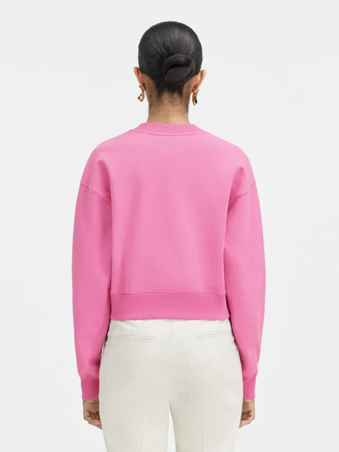 Women Sweatshirts and Joggings JACQUEMUS The Gros Grain Sweatshirt Pink Women Sweatshirts and Joggings JACQUEMUS The Gros Grain Sweatshirt Pink