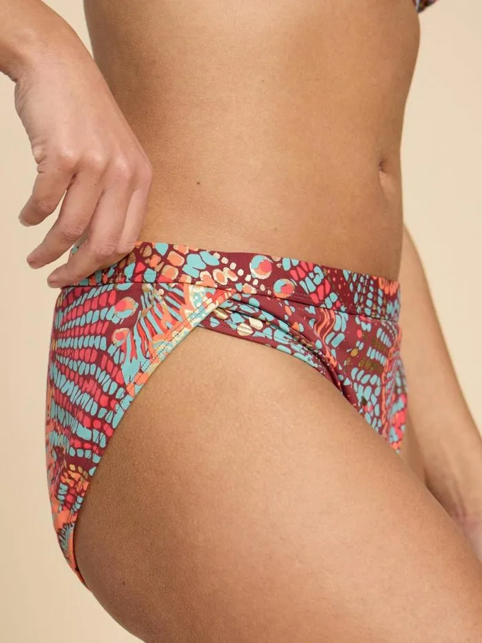 Women Tabitha Bikini Bottom Red Print White Stuff Swimwear Women Tabitha Bikini Bottom Red Print White Stuff Swimwear