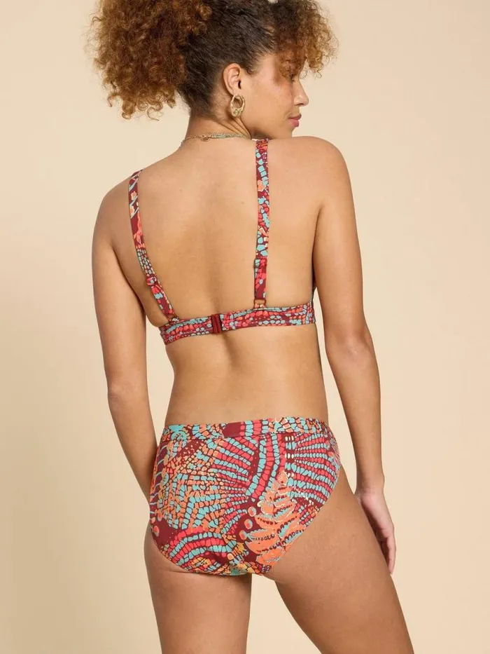 Women Tabitha Bikini Bottom Red Print White Stuff Swimwear Women Tabitha Bikini Bottom Red Print White Stuff Swimwear