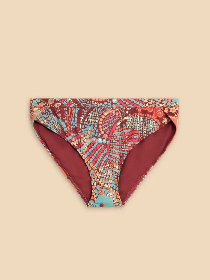 Women Tabitha Bikini Bottom Red Print White Stuff Swimwear Women Tabitha Bikini Bottom Red Print White Stuff Swimwear