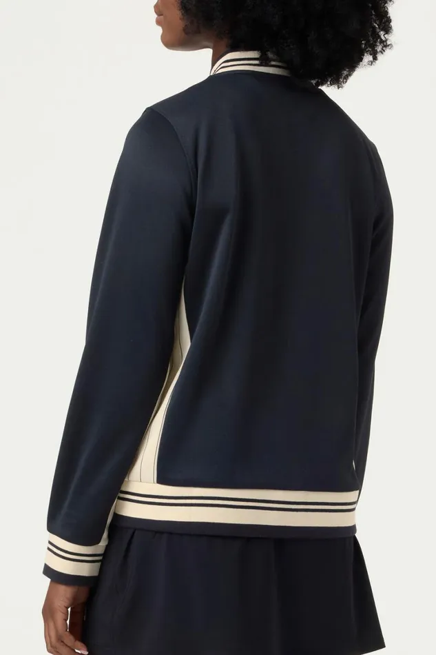 Women Tennis Fila Performance Iconic Settanta Jacket 978 Blackangora