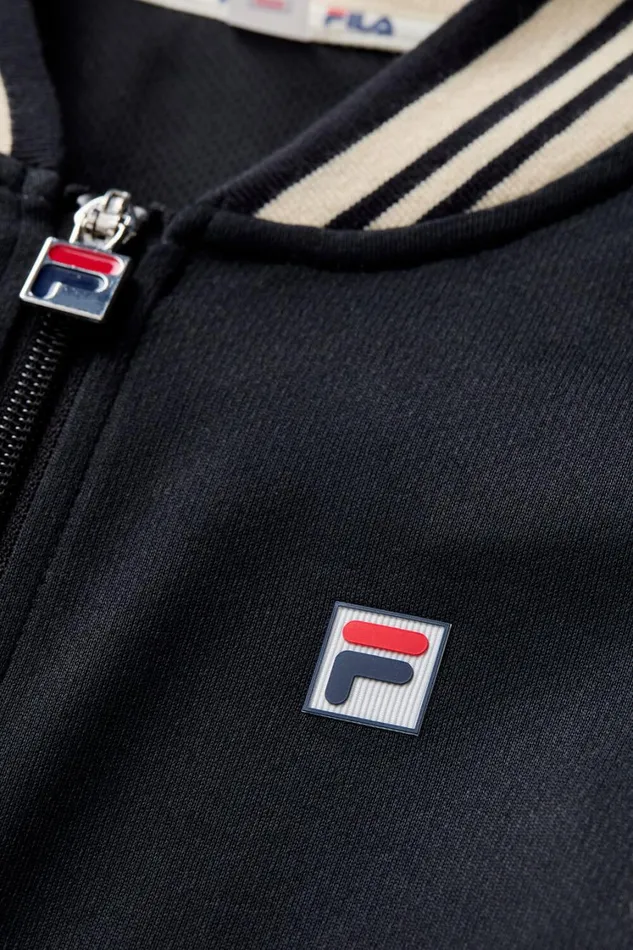 Women Tennis Fila Performance Iconic Settanta Jacket 978 Blackangora