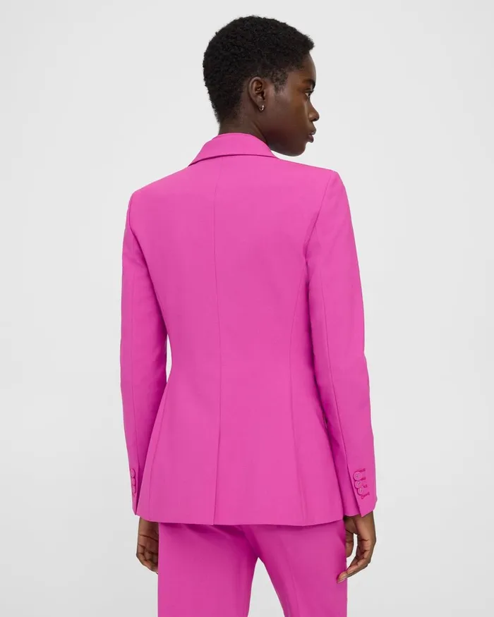 Women Theory Blazers Jackets Staple Blazer In Good Wool Carnation