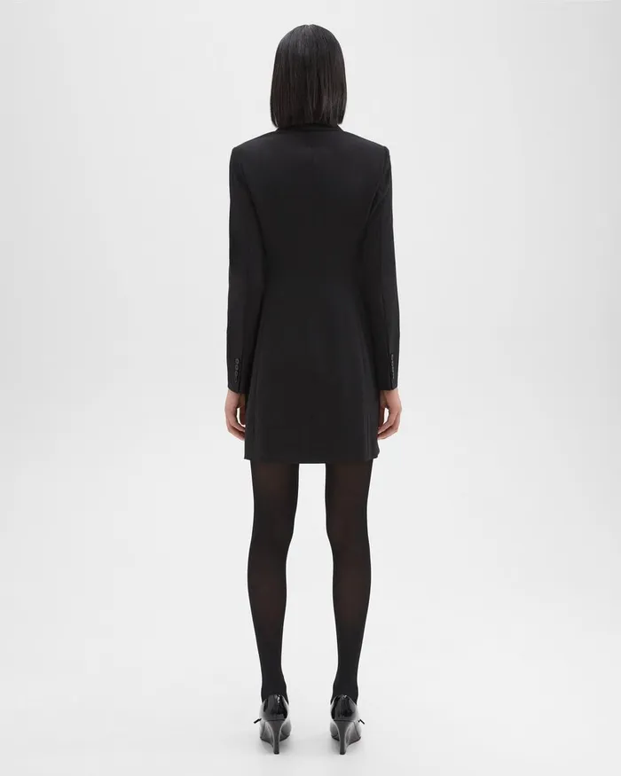 Women Theory Dresses Blazer Dress In Good Wool Black