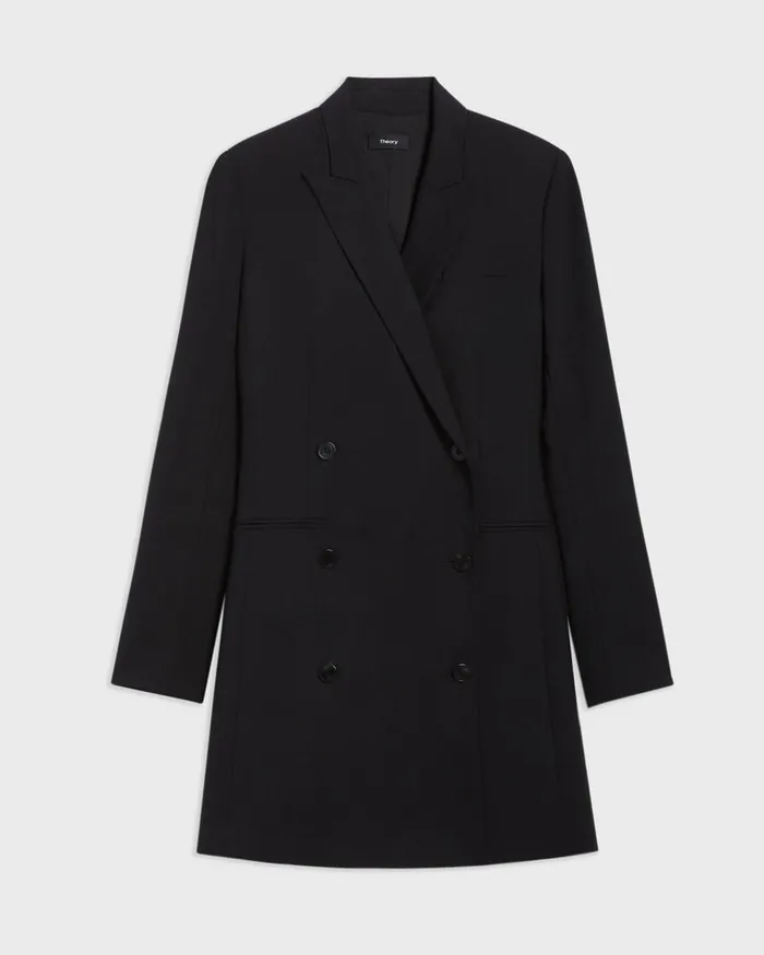 Women Theory Dresses Blazer Dress In Good Wool Black