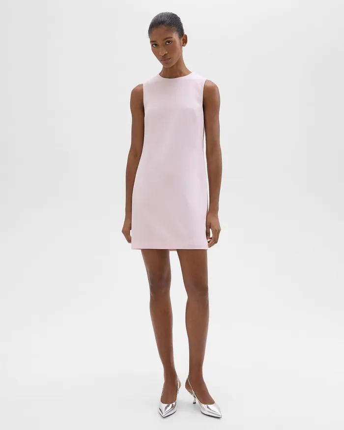 Women Theory Dresses Shift Dress In Admiral Crepe Bloom