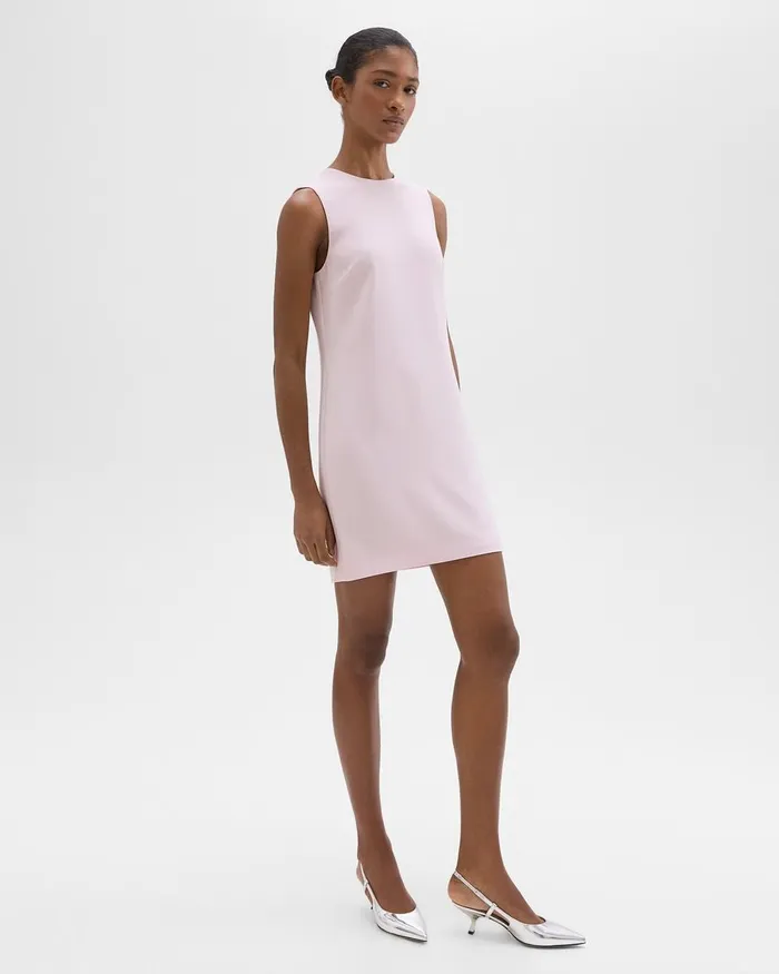 Women Theory Dresses Shift Dress In Admiral Crepe Bloom
