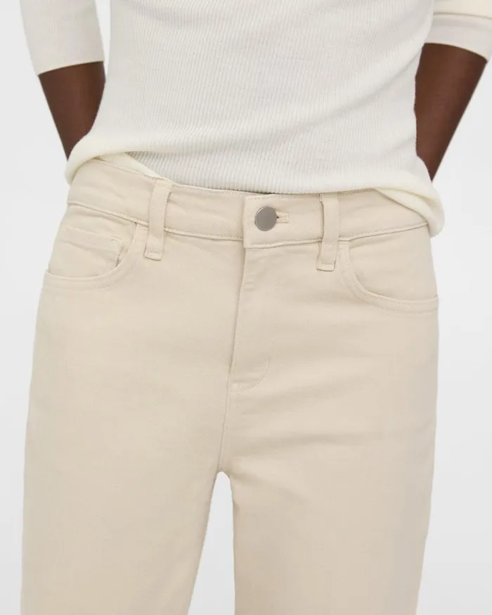 Women Theory Pants Treeca Jean In Stretch Denim Sand