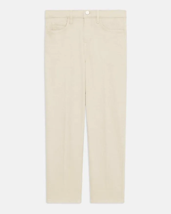 Women Theory Pants Treeca Jean In Stretch Denim Sand